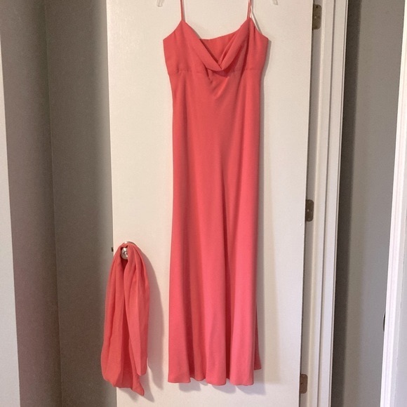 Michelangelo Dresses & Skirts - Michelangelo Pink Dress with Sash Size 16
